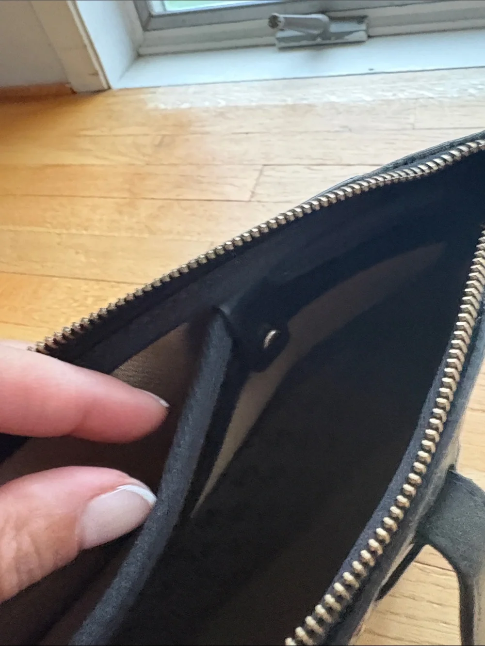 Dooney Black Patterned Tote Bag with Grommet Detail - woman’s